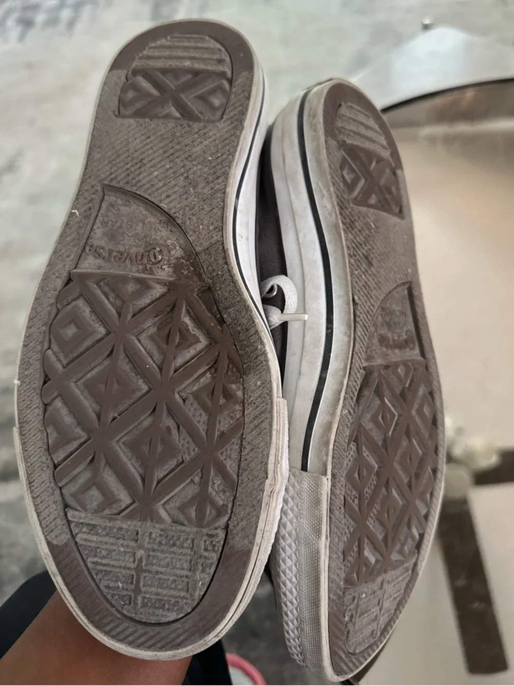 Converse All Star Low Top Gray Grey Chuck Taylor Women’s 7.5 Canvas 1J794 - Picture 5 of 9